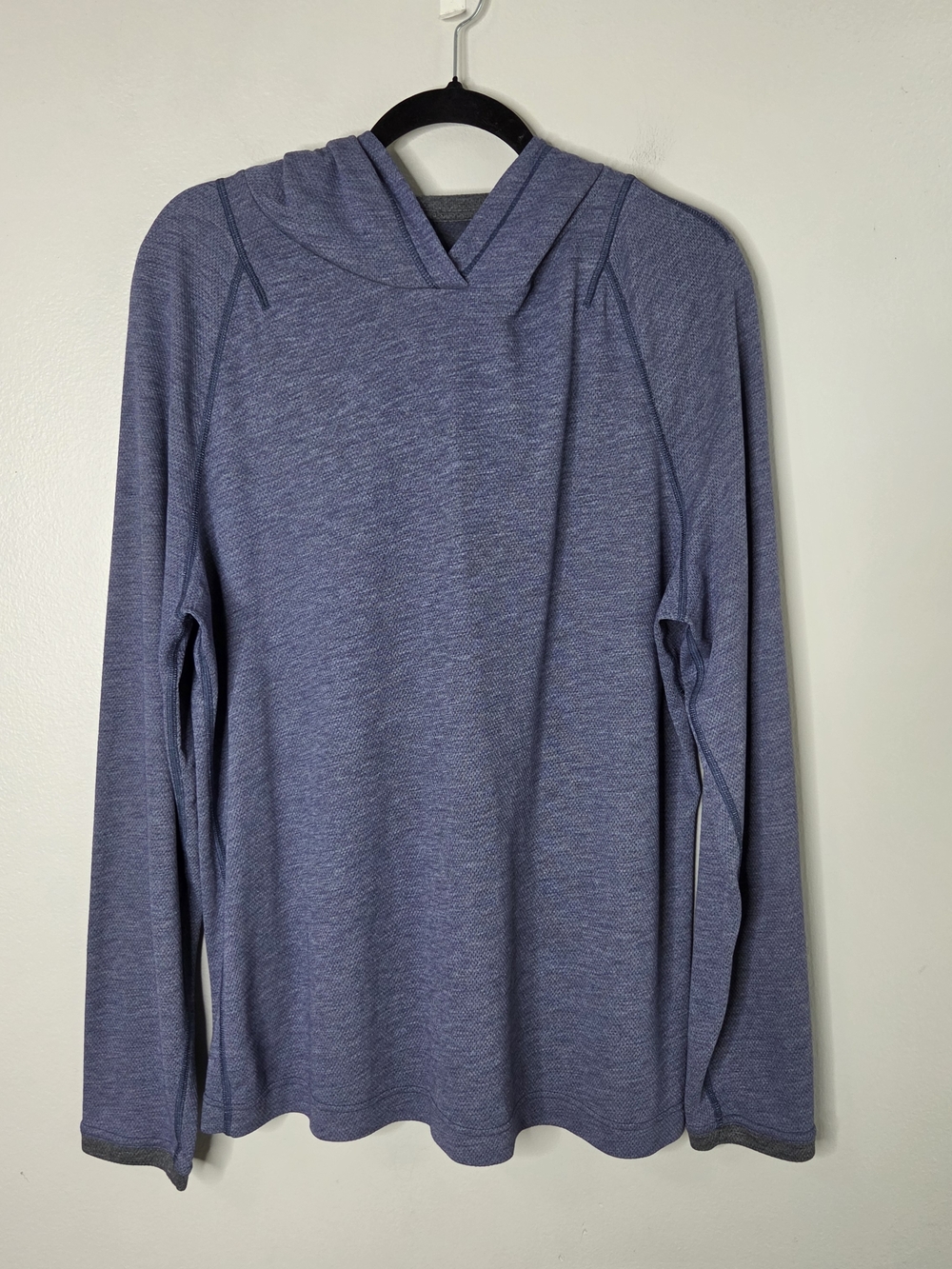 lululemon athletica Heathered Blue Long Sleeve Hoodie